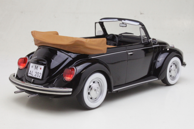 VW Beetle 1303 Cabriolet 1972, black