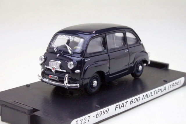 Fiat 600 Multipla 1956, tummansininen "Carabinieri"