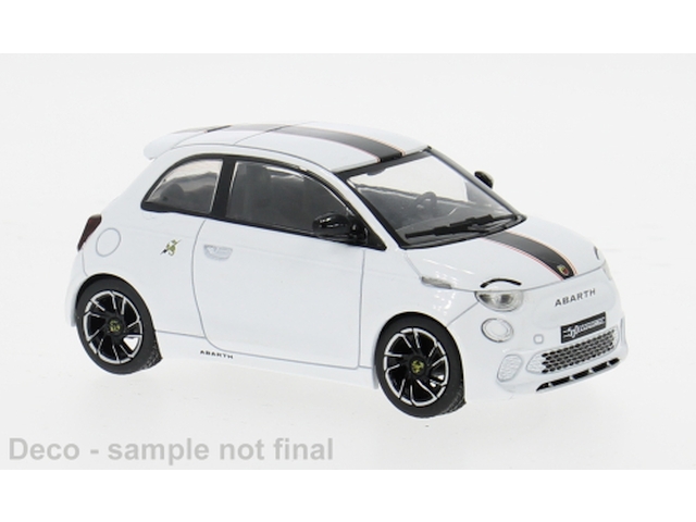 Fiat 500e Abarth 2024, valkoinen