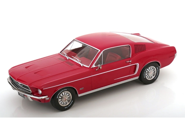 Ford Mustang GT Fastback 1968, punainen