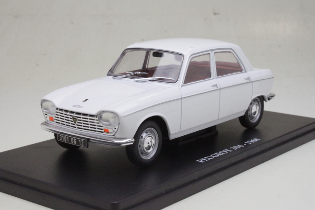 Peugeot 204 1968, valkoinen