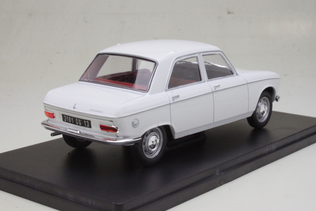 Peugeot 204 1968, valkoinen