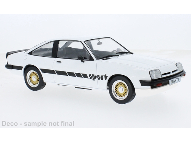 Opel Manta B Sport 1980, valkoinen