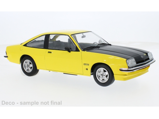 Opel Manta B GT/E 1975, keltainen/musta