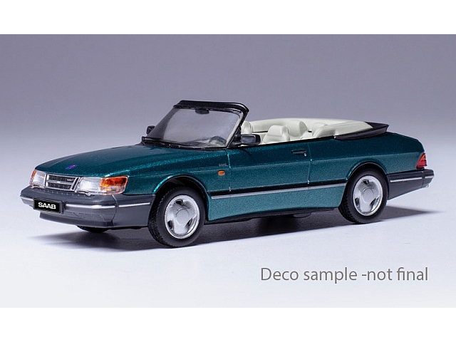 Saab 900 Cabriolet 1991, green