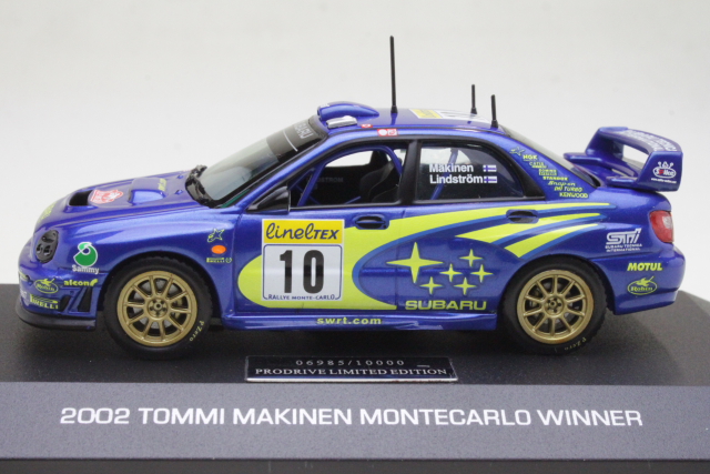 Subaru Impreza WRC, Monte Carlo 2002, T.Mäkinen, no.10