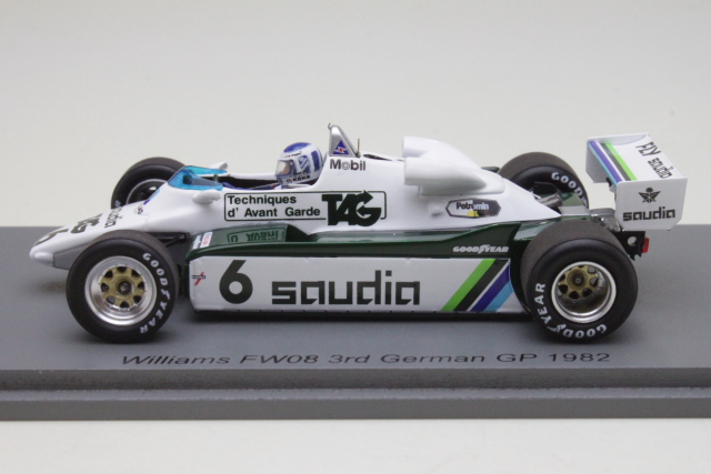 Williams FW08, 3rd. German GP 1982, K.Rosberg, no.6