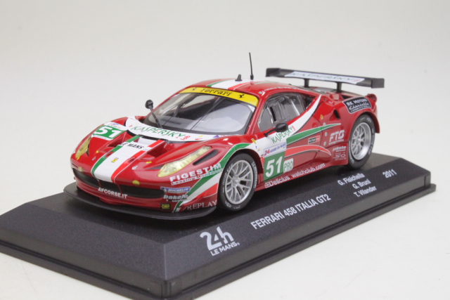 Ferrari 458 Italia GT2, 24h Le Mans 2011, T.Vilander, no.51