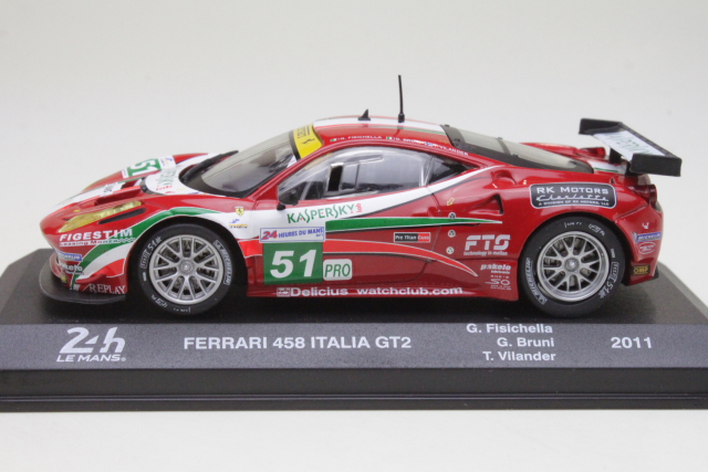 Ferrari 458 Italia GT2, 24h Le Mans 2011, T.Vilander, no.51