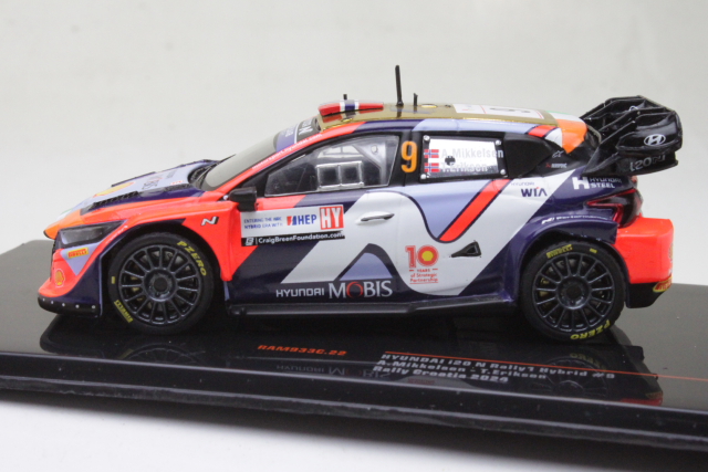 Hyundai i20 N Rally1, Croatia 2024, A.Mikkelsen, no.9