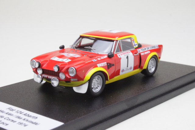 Fiat 124 Abarth, Tour de Corse 1974, M.Alen, no.1