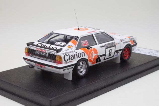 Audi Coupe Quattro, 4th. Finland 1987, P.Eklund, no.8