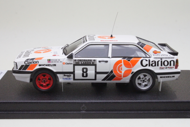 Audi Coupe Quattro, 4th. Finland 1987, P.Eklund, no.8
