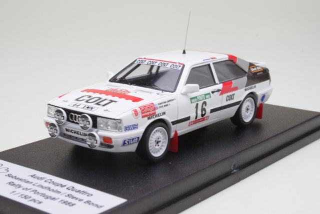 Audi Coupe Quattro, Portugal 1988, S.Lindholm, no.16