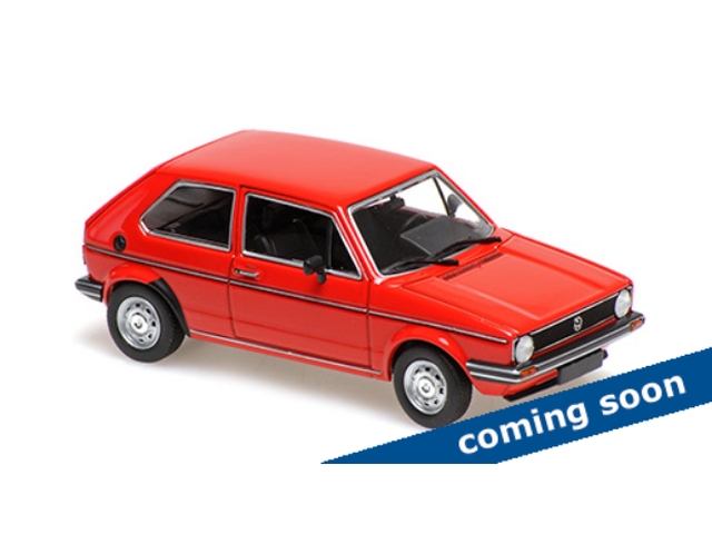 VW Golf 1 1980, punainen