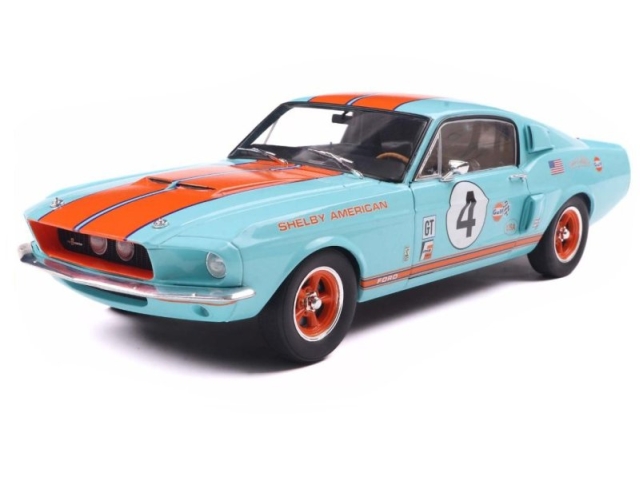 Ford Mustang Shelby GT500 Coupe 1967, sininen/oranssi