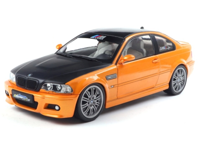 BMW M3 (e46) Coupe 2000, oranssi/musta