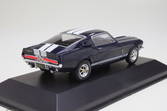 Ford Mustang Shelby GT500 1967, tummansininen/valkoinen