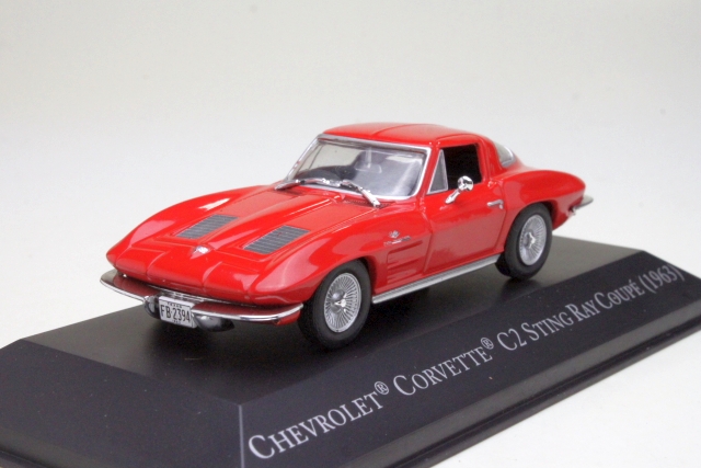 Chevrolet Corvette Stingray C2 1963, punainen