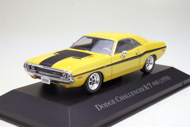 Dodge Challenger RT440 1970, keltainen/musta