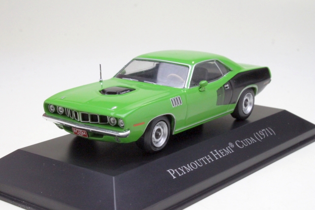 Plymouth Hemi Cuda 1971, vihreä/musta