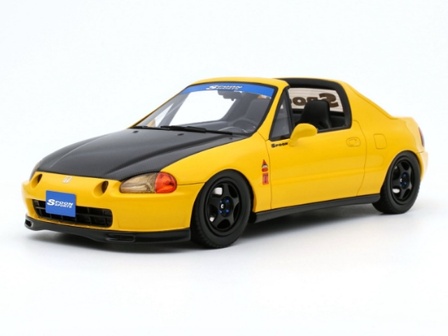 Honda Civic Del Sol 1996, keltainen