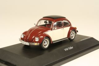 VW Kupla 1600 "Rättikatto", punainen/beige - Sulje napsauttamalla kuva