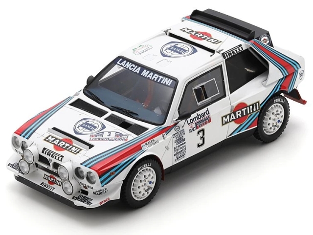 Lancia Delta S4, 2nd. RAC 1985, M.Alen, no.3