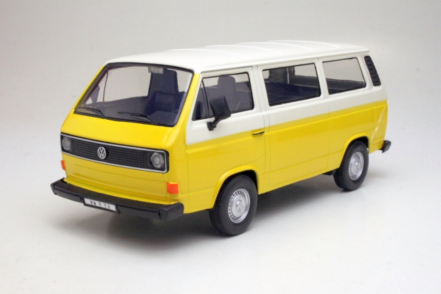 VW T3 Minibus 1979, keltainen/valkoinen