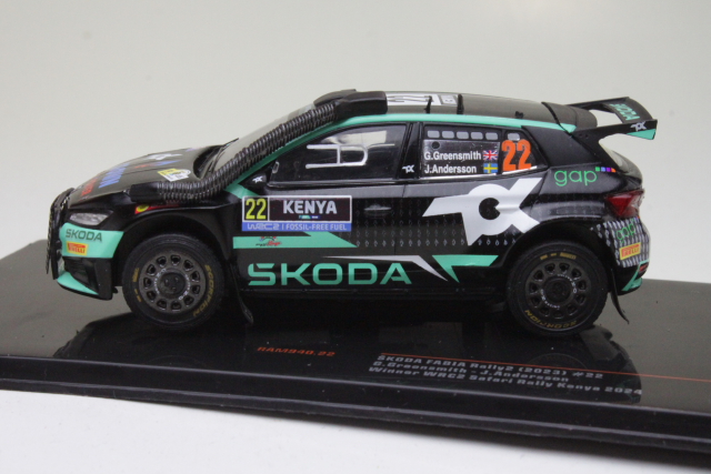 Skoda Fabia Rally2, Safari 2024, G.Greensmith, no.22