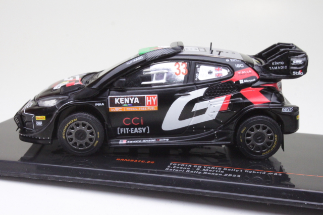 Toyota Yaris Rally1, Safari 2024, E.Evans, no.33