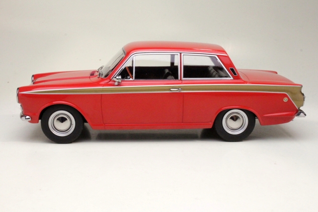 Ford Cortina Lotus Mk1 1966, punainen