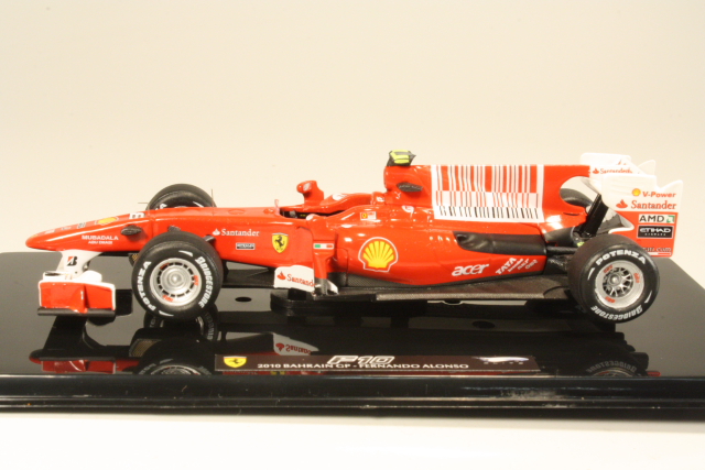 Ferrari F10 1st. GP Bahrain 2010, Alonso, no.8 - Sulje napsauttamalla kuva