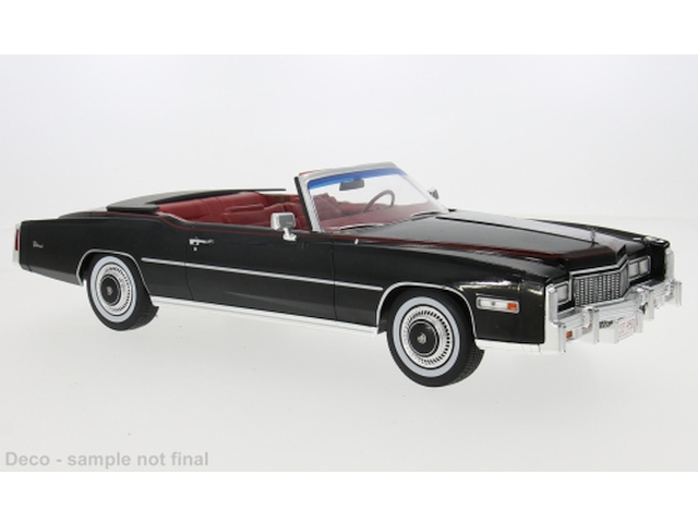 Cadillac Eldorado Convertible 1976, musta