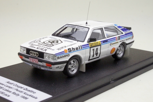 Audi Coupe Quattro, Finland 1986, L.Lampi, no.14