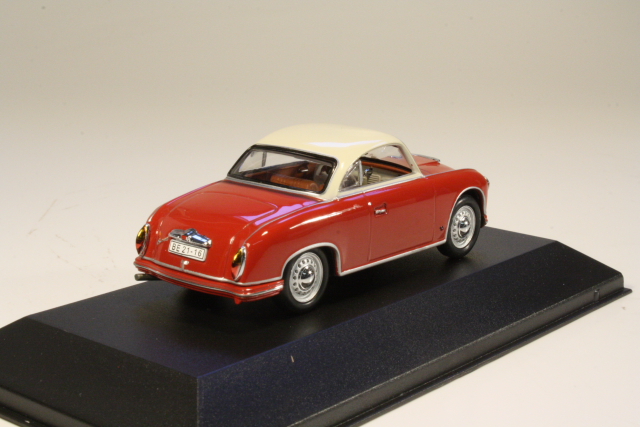 AWZ P70 Coupe 1958, punainen/valkoinen