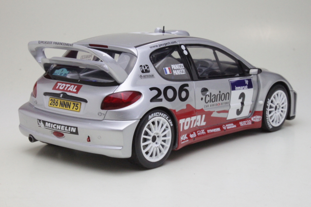Peugeot 206 WRC, Tour de Corse 2002, G.Panizzi, no.3