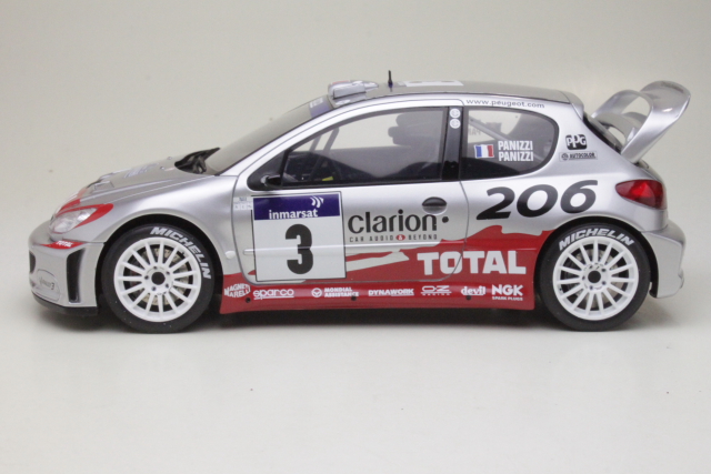 Peugeot 206 WRC, Tour de Corse 2002, G.Panizzi, no.3