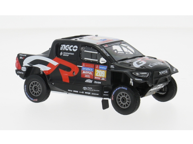 Toyota GR DKR Hilux Evo T1U, Dakar 2024, G. de Villiers, no.209