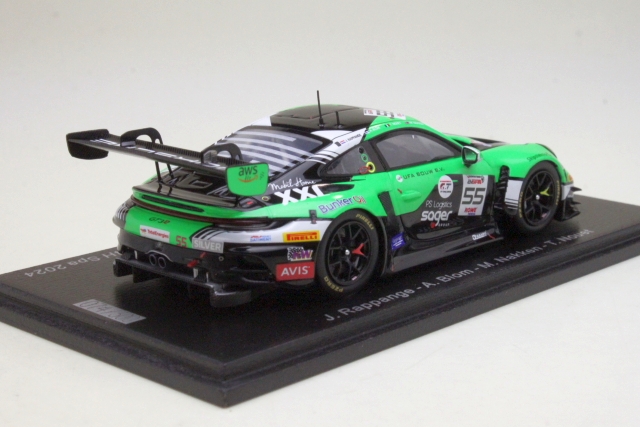 Porsche 911 GT3 R, 24h Spa 2024, Axel Blom, no.55