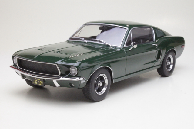 Ford Mustang GT Fastback 1968, vihreä "Bullitt"