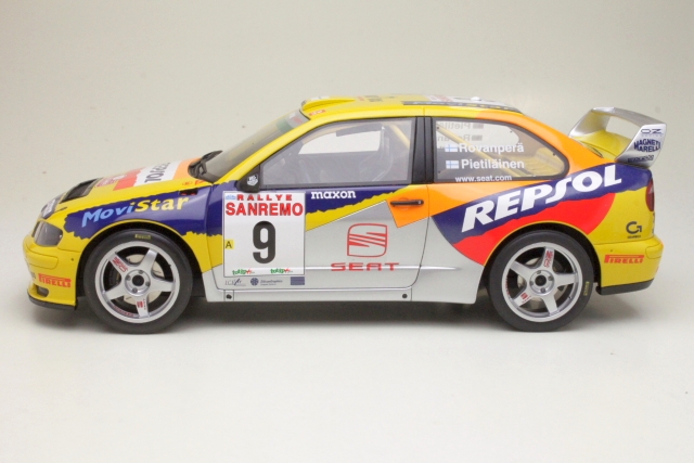 Seat Cordoba Evo2, San Remo 1999, H.Rovanperä, no.9