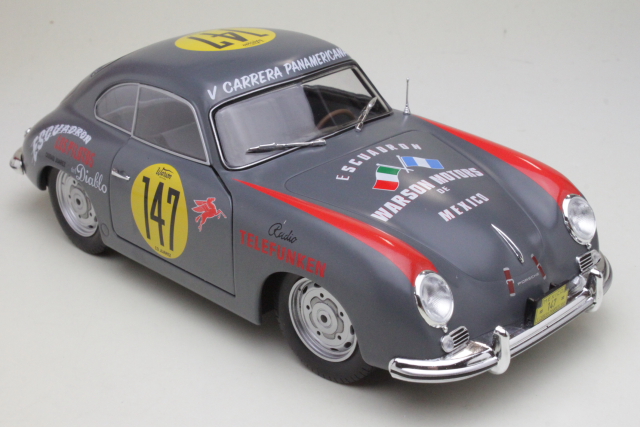Porsche 356 Pre-A, Racing Panam 1954, harmaa