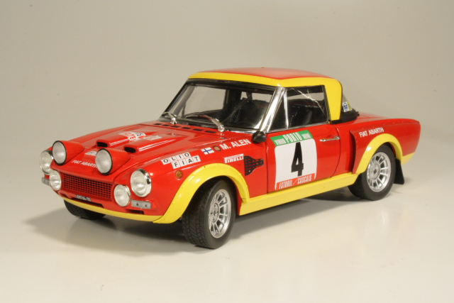 Fiat 124 Abarth, Portugal 1974, M.Alen, no.4