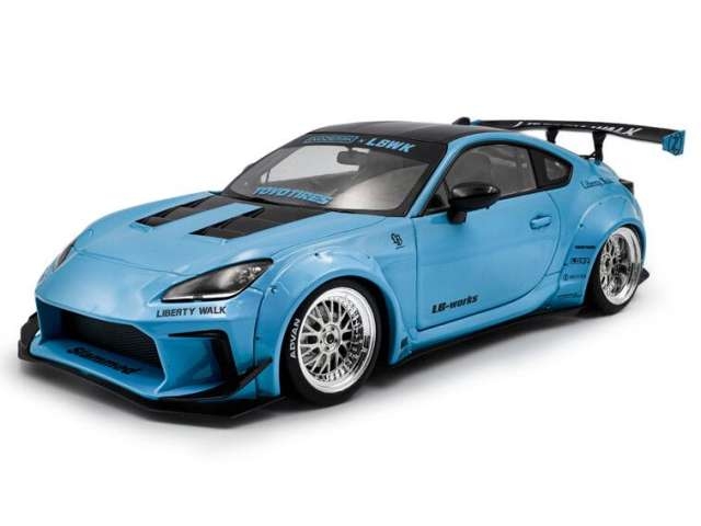 Toyota GR86 LBWK Body Kit Coupe 2024, sininen