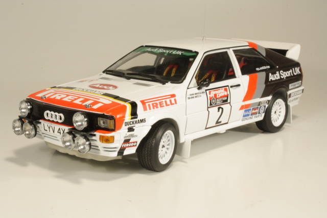 Audi Quattro, 1st. Scottish Rally 1982, H.Mikkola, no.2