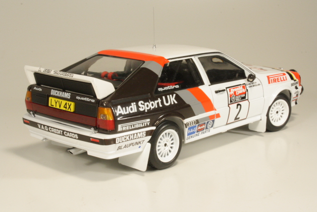 Audi Quattro, 1st. Scottish Rally 1982, H.Mikkola, no.2 - Sulje napsauttamalla kuva