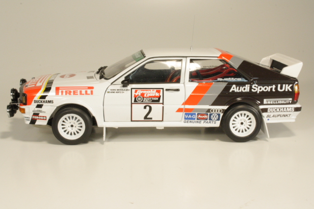 Audi Quattro, 1st. Scottish Rally 1982, H.Mikkola, no.2 - Sulje napsauttamalla kuva