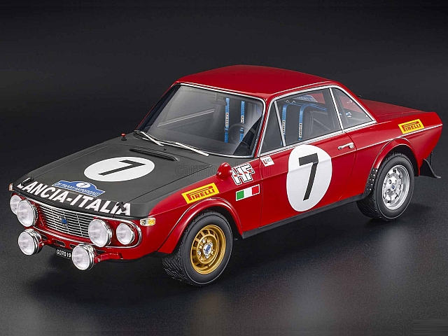Lancia Fulvia HF 1600 Coupe, Acropolis 1972, S.Lampinen, no.1