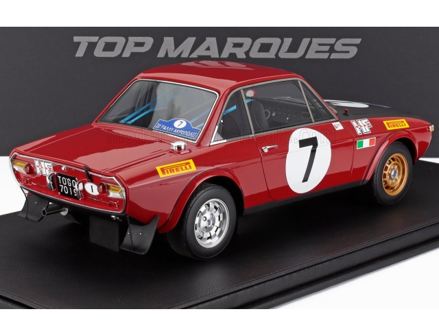 Lancia Fulvia HF 1600 Coupe, Acropolis 1972, S.Lampinen, no.1